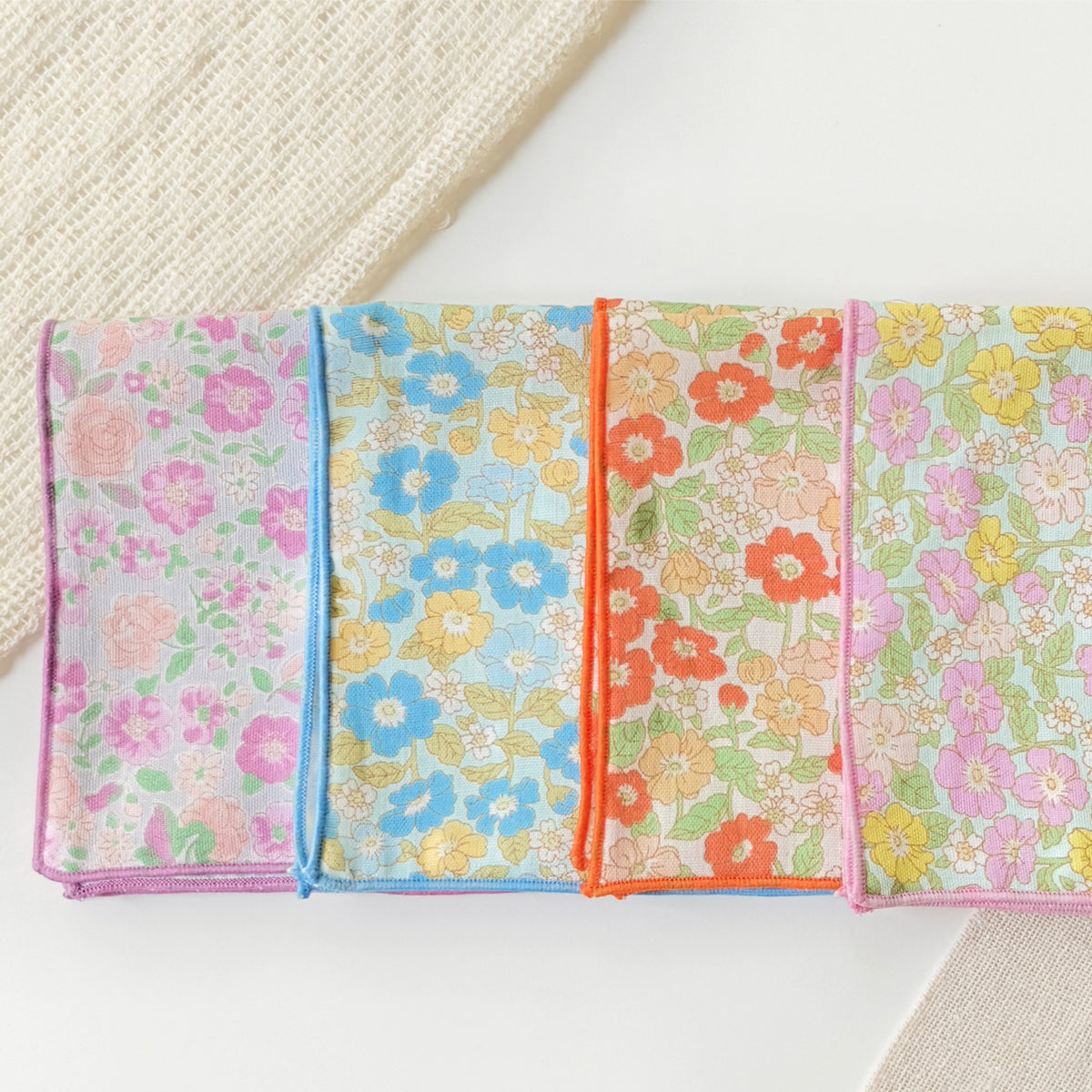 Flower Handmade Handkerchiefs - Japan