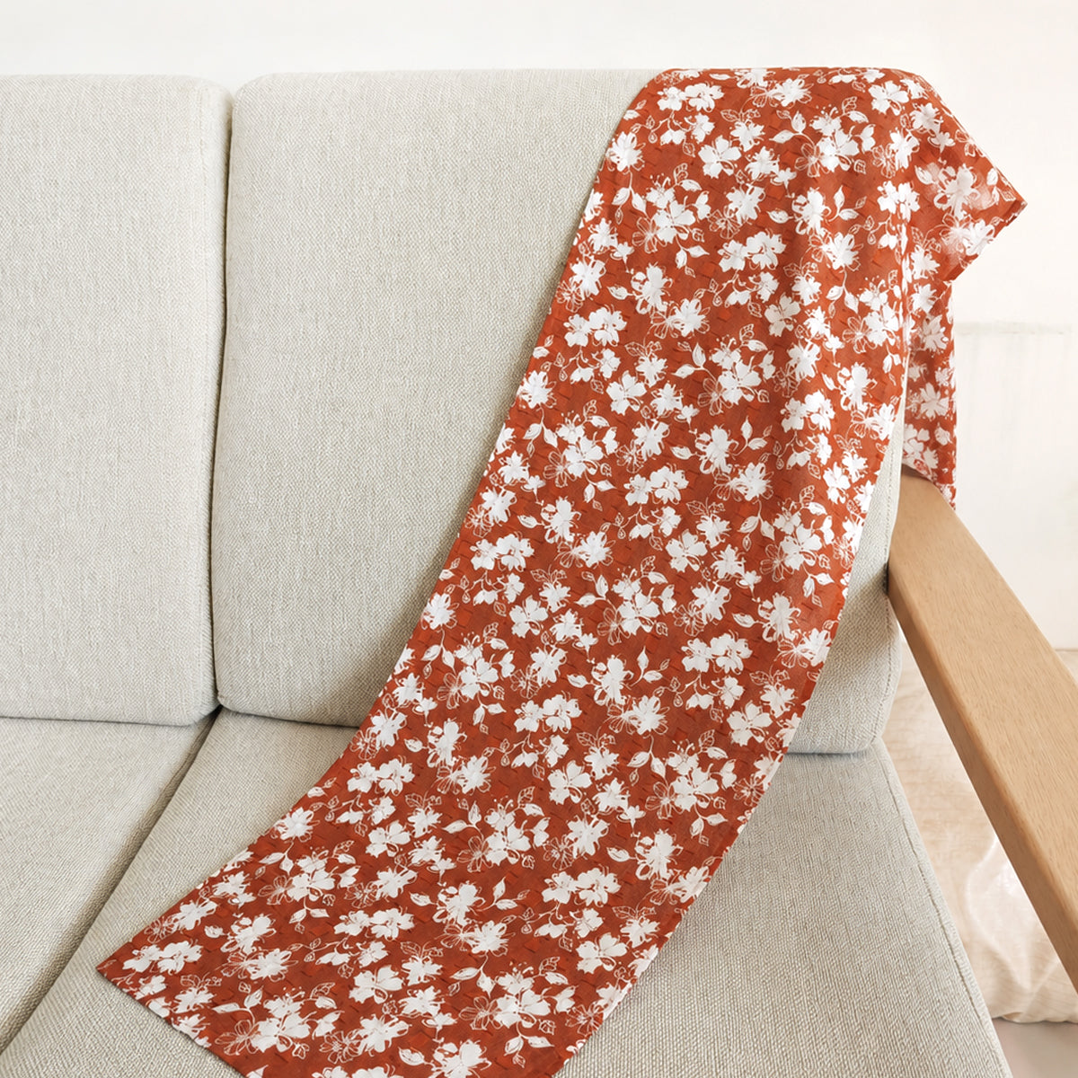 Classic Elegance Cotton Breathable Scarf - Japan