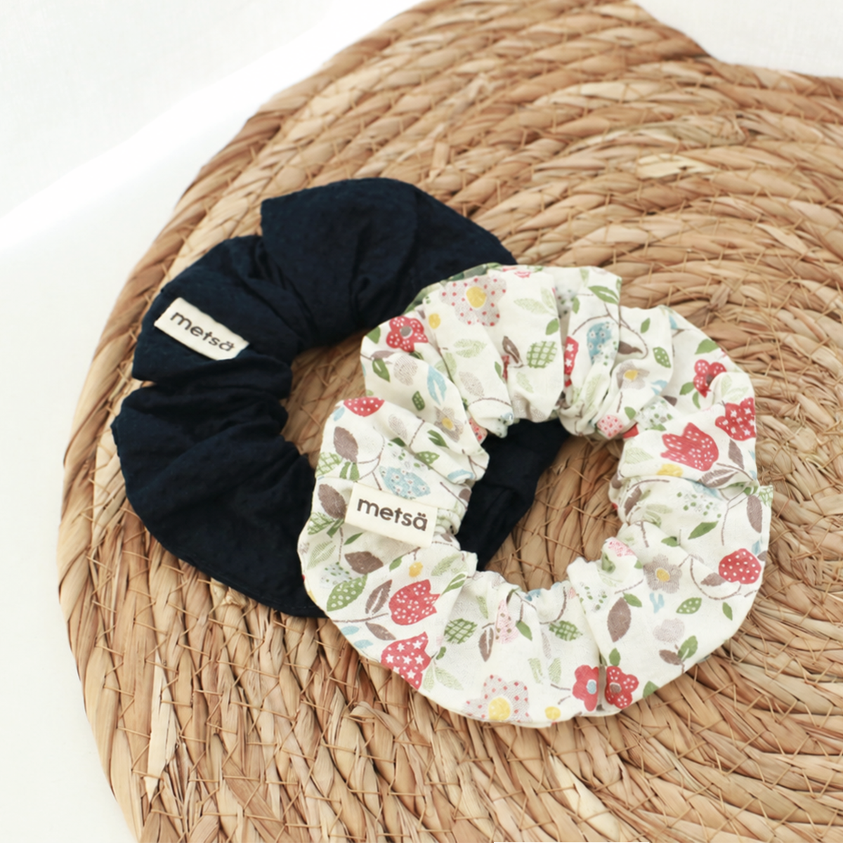 Elegant Handmade Scrunchie Set