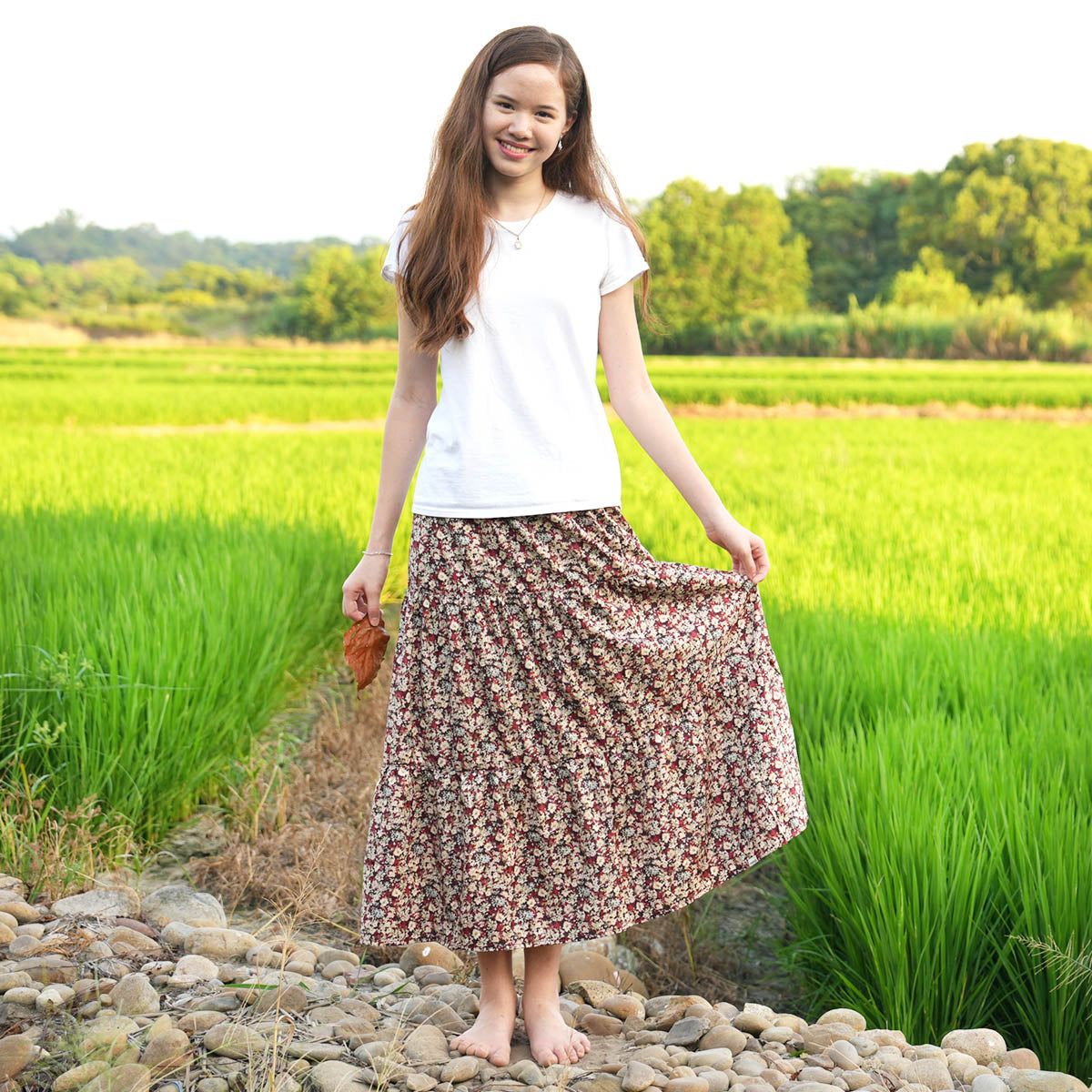 Flower Handmade Skirt