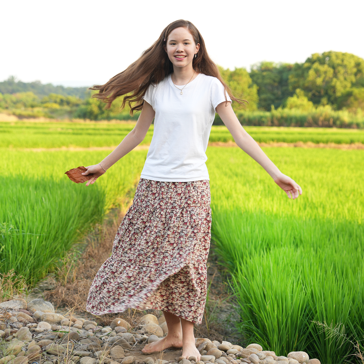 Flower Handmade Skirt