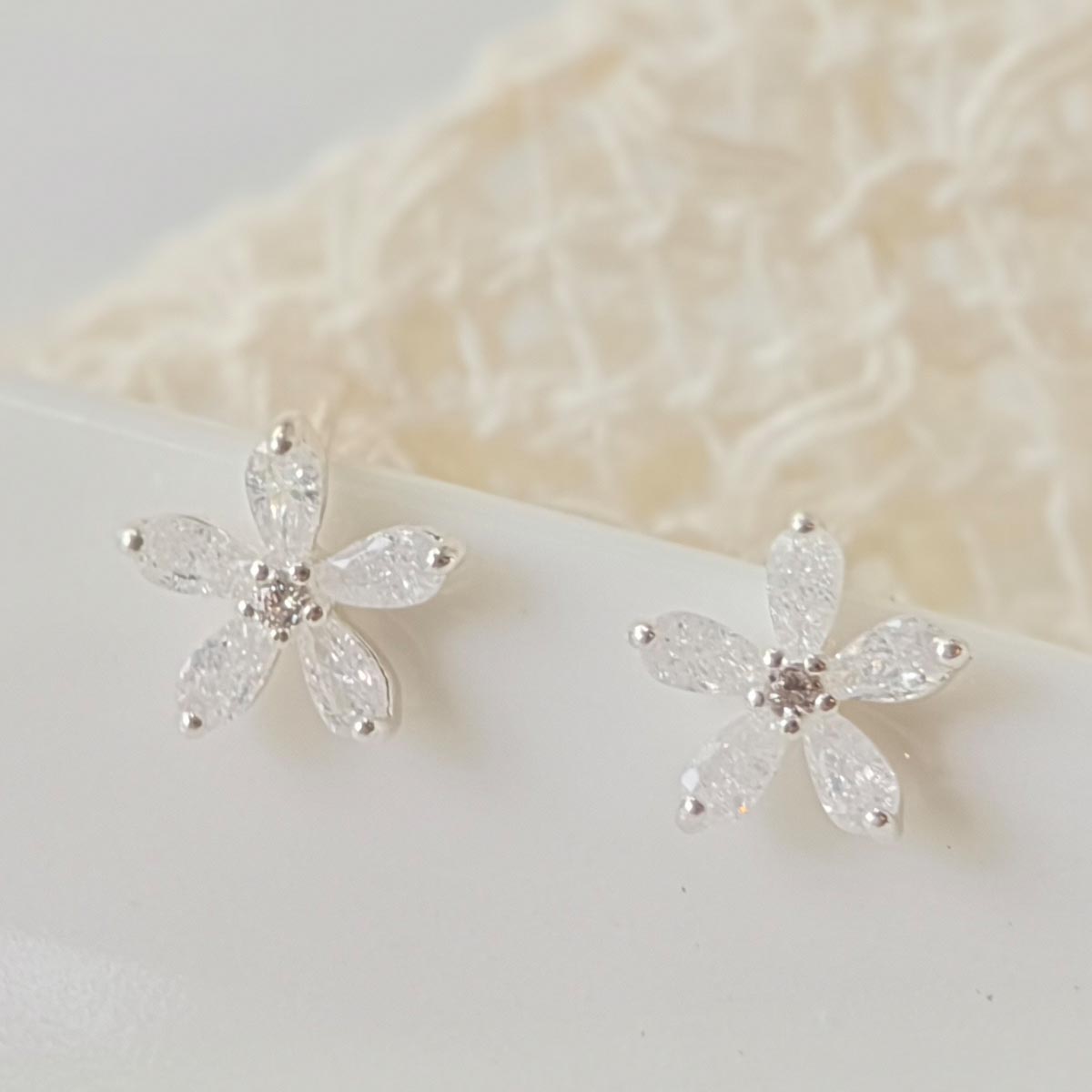 925 Sterling Silver Earrings-Korea