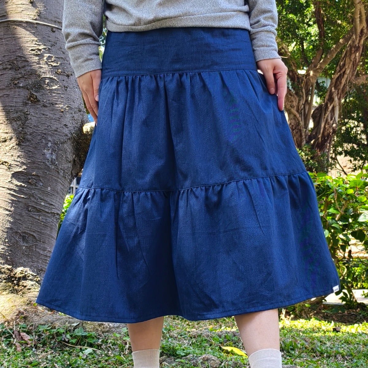 Denim Blue Handmade Skirt