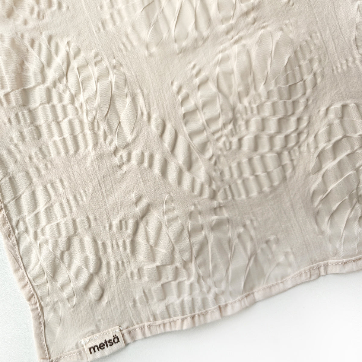 Off-White Floral Cotton Scarf - Japan