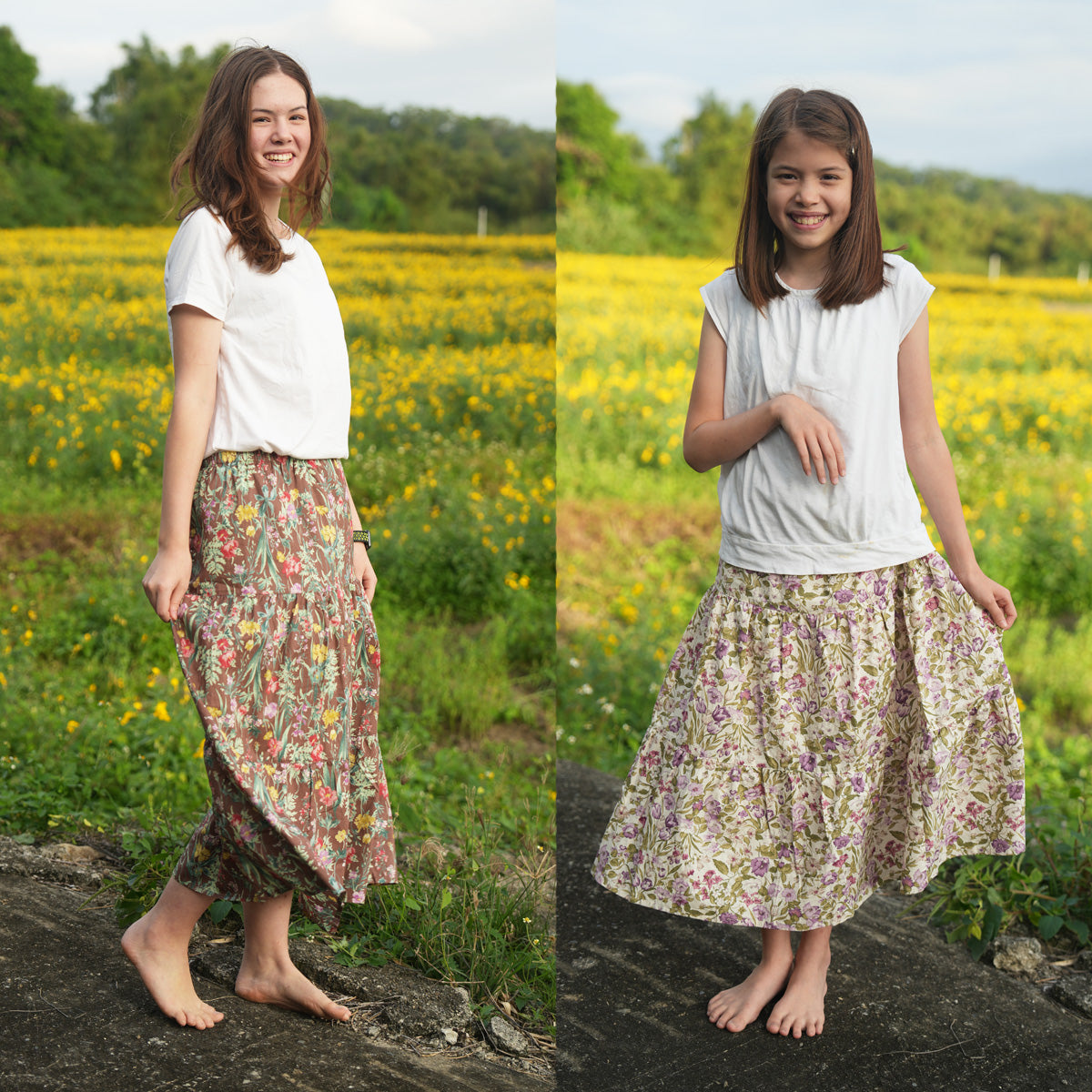 Vintage Floral Handmade Cake Dress