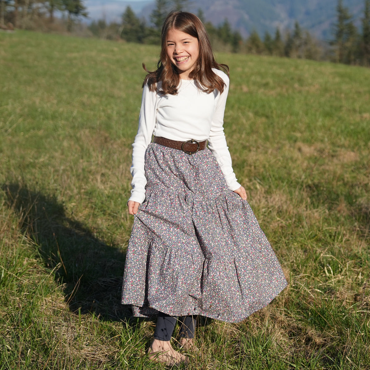 Small Rose Crush Handmade Skirt