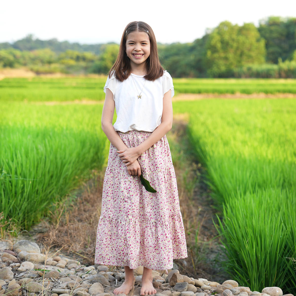 Small Flower Handmade Skirt