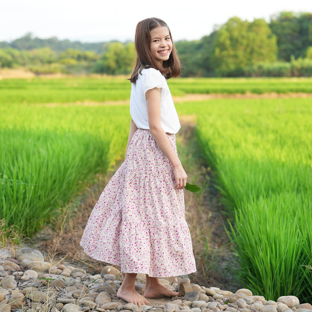 Small Flower Handmade Skirt