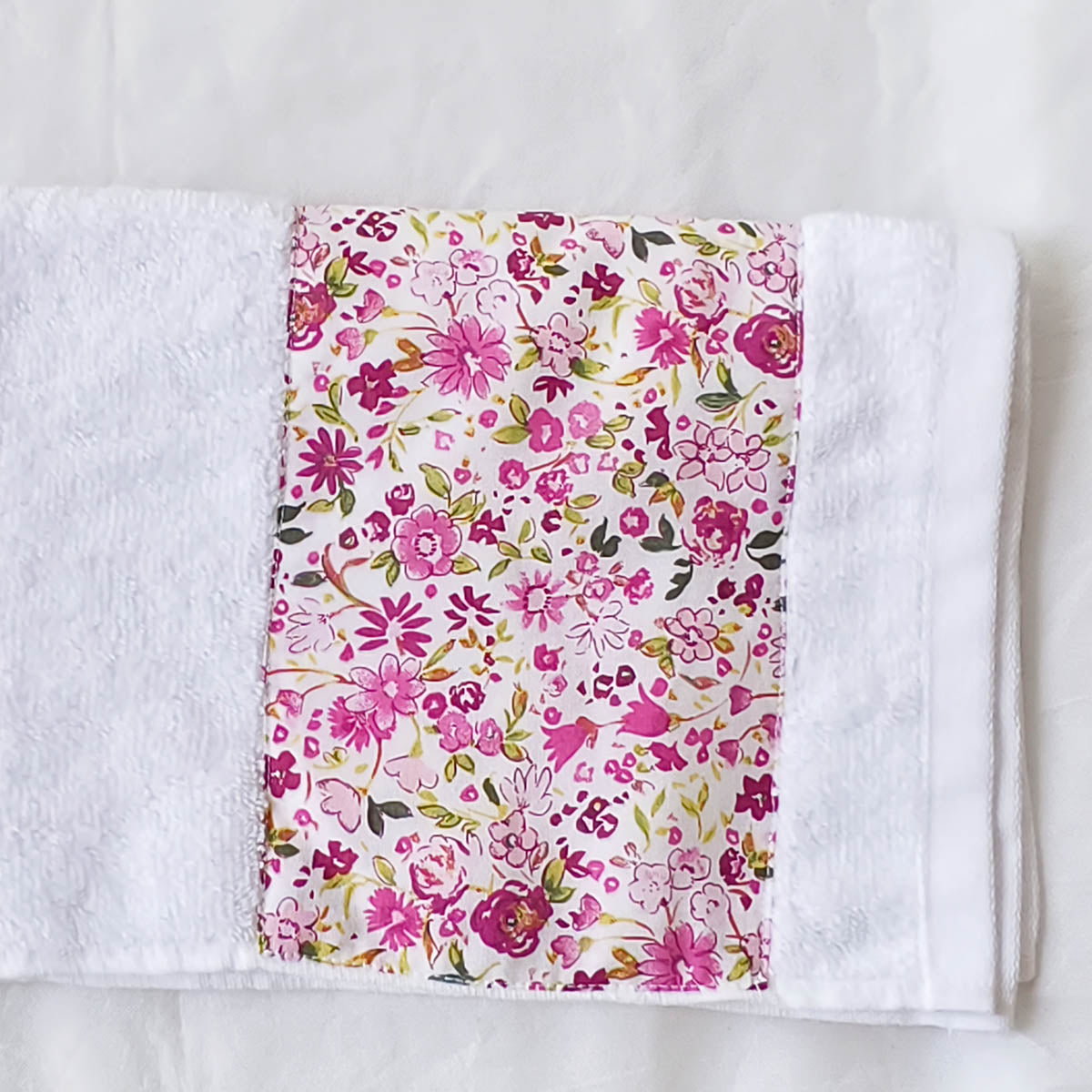 Handmade Patchwork Floral Towel